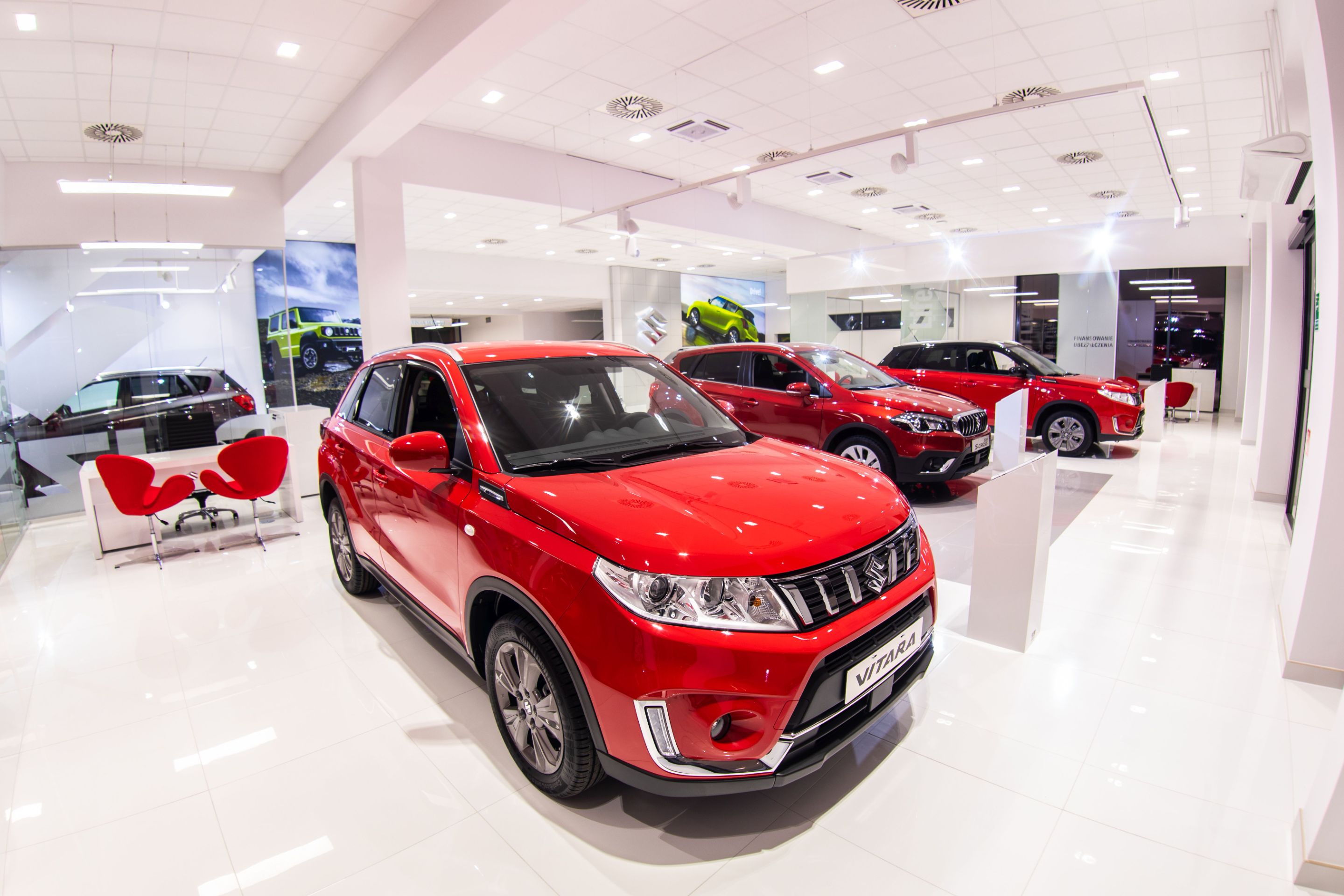 THE NEW STANDARDS DESIGN FOR ALL SUZUKI MOTOR POLAND SHOOWROOMS, WITH COMPLETION OF TRANSFORMATIONS IN OVER FIFTY SHOWROOMS ALL &nbsp;OVER POLAND UP TO YEAR 2023