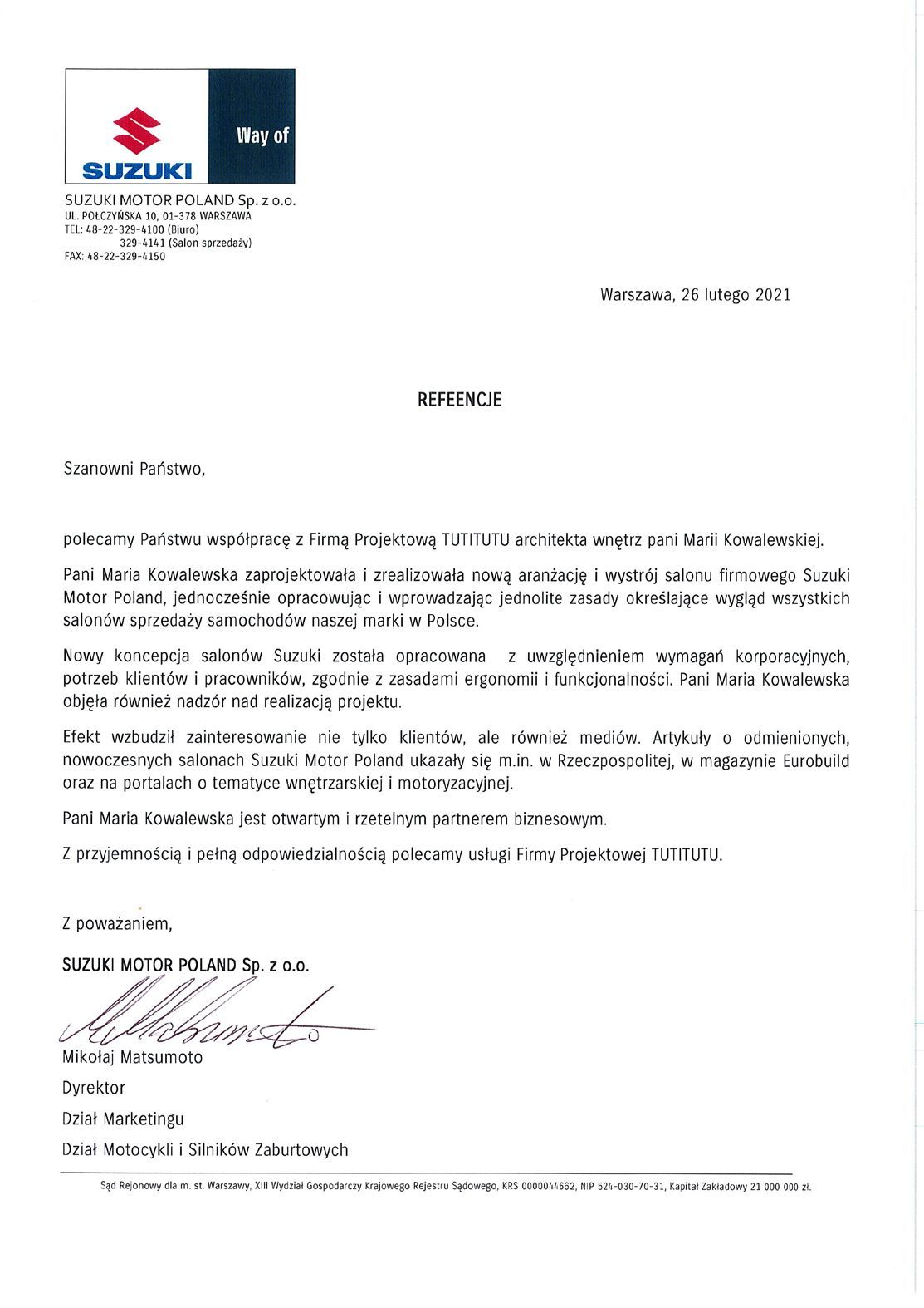 Referencje